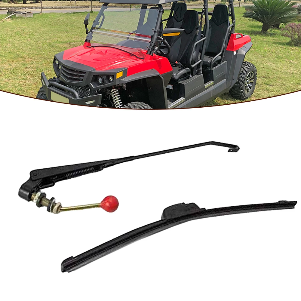 

UTV Manual Hand Operated Windshield Wiper For Polaris RZR 900 1000 Practical ABS+metal Auto Acesssories