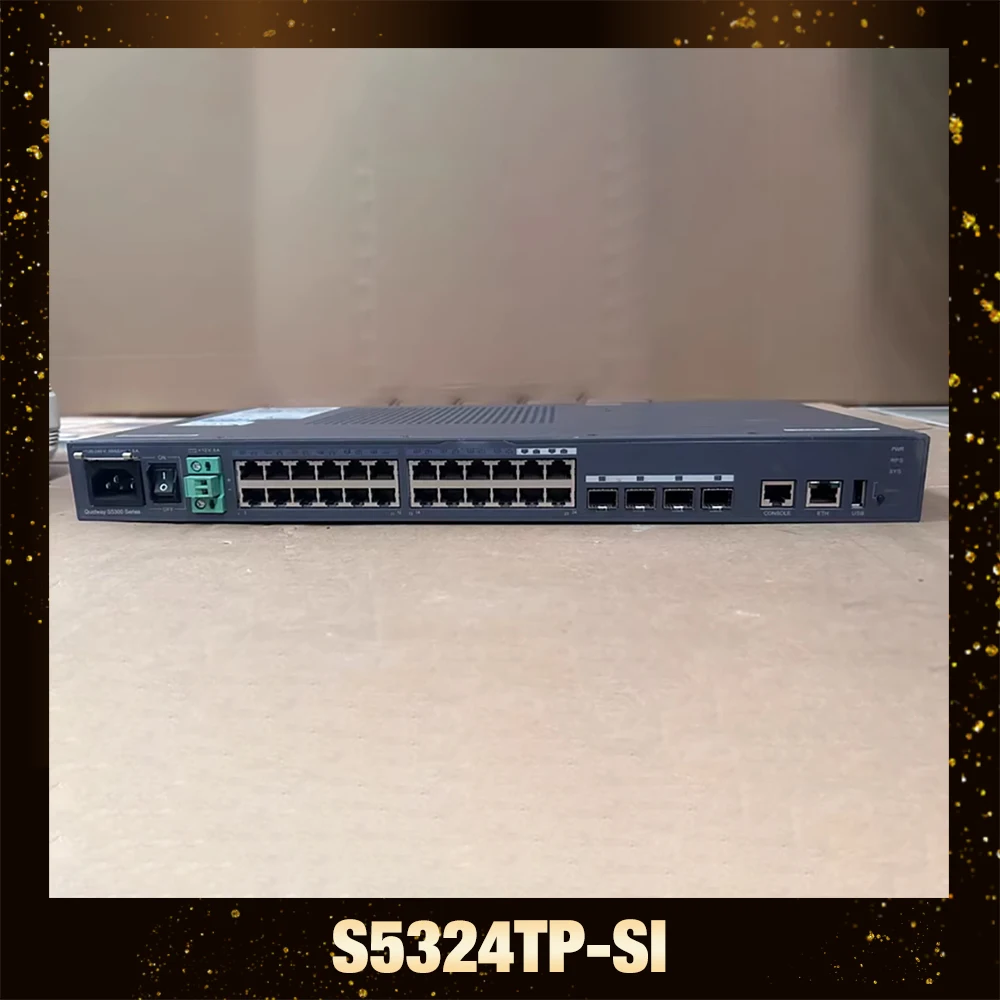 For HUAWEI S5324TP-SI 24 port Gigabit Ethernet 4 SFP optical port multiplexed network management switch