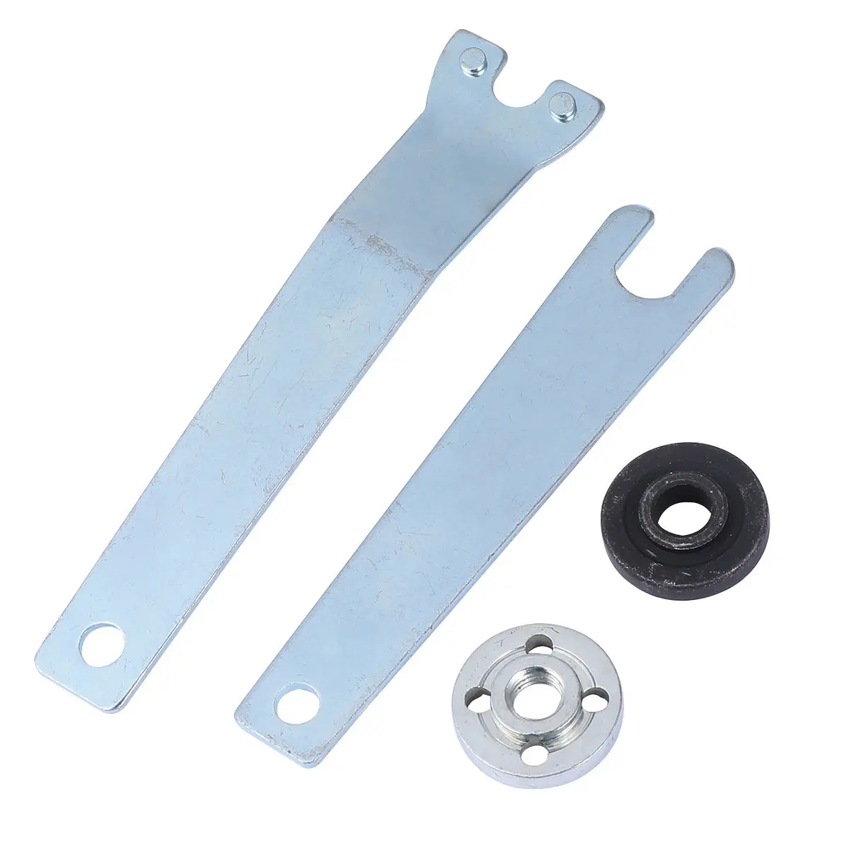 4Pcs Angle Grinder Spanner Carbon Steel Kit Lock Nut Wrench Tools Includes Spanners Gaskets for Grinding Cutting Polishing view 3