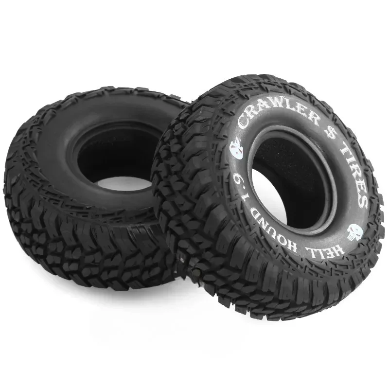 

4pcs 1.9'' Soft Rubber All Terrain Crawler Tyres for 1:10 Crawler Car Trxs TRX4 Axial SCX10 II RC4WD D90 TF2 Tamiya CC01 Gen