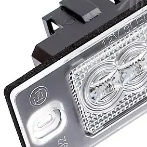 LED Number License Plate Lights For VW Volkswagen Touareg (with Space-Saving Spare Wheel) Tiguan VW Golf 5 5D Touring 12V