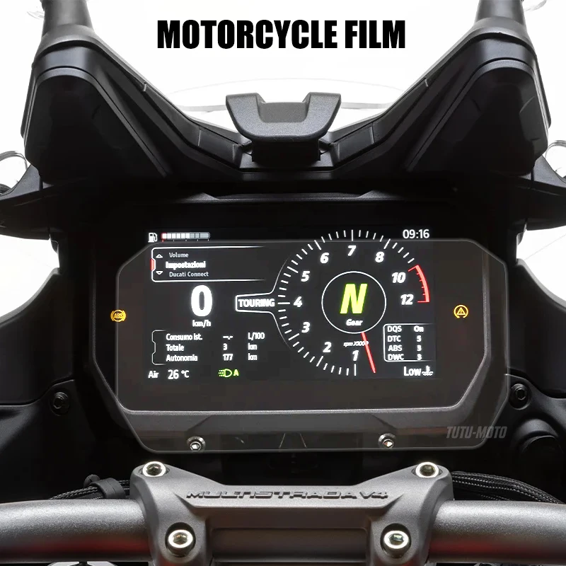 For Ducati Multistrada V4 Pikes Peak v4S Sport 2021-2023 Motorcycle Scratch Cluster Screen Dashboard Protection Instrument Film