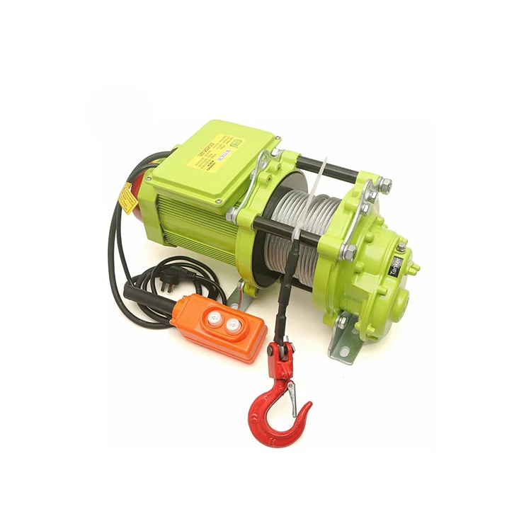 China factory price 110V 220V 380V 400KG 500KG 600KG 30M 60M cable pulling small electric winch hoist