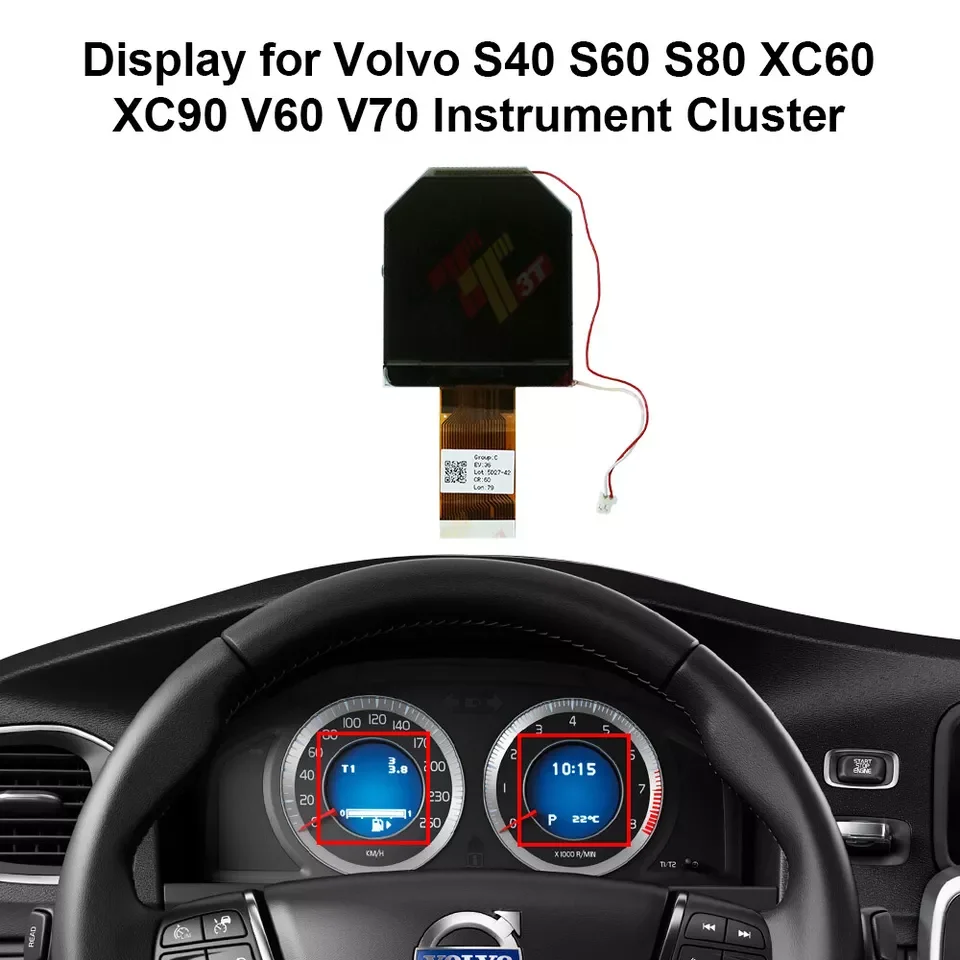 

ЖК-дисплей приборной панели для Volvo S40 S60 S80 XC60 XC90 V60 V70, приборная панель