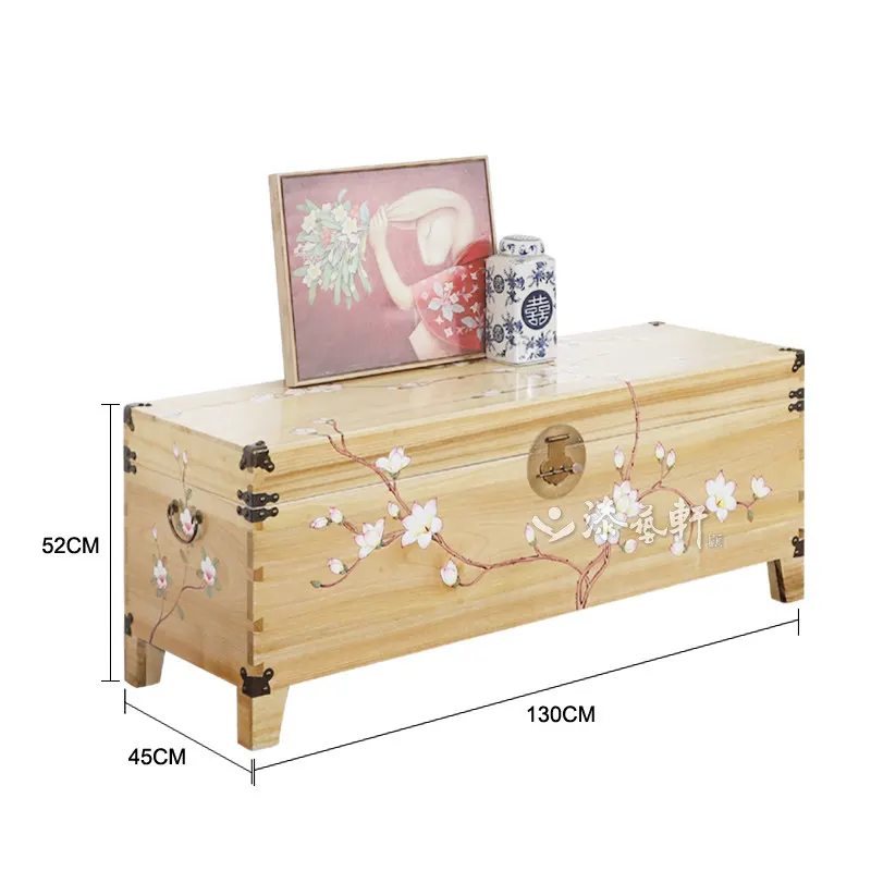 All-incense camphor wood storage all-solid wood clothing collection, glove boxes, TV cabinets