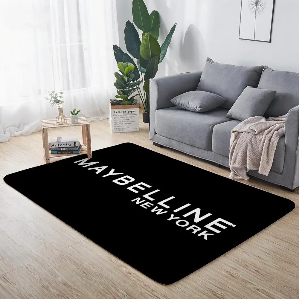 Alfombra de Piso Beauty M-Maybelline, Alfombra de Entrada de Franela Ecológica, Antideslizante, Inodora, Alfombra de Piso Interior Suave de Felpa Corta