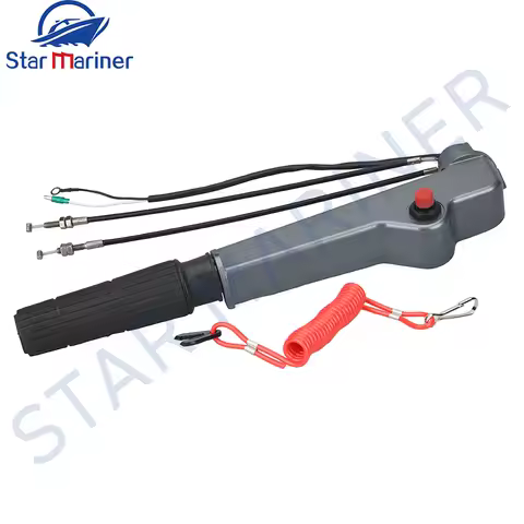 63V-42111-01-4D Handle Steering Assy With Cable 63V-W0084-00 For Yamaha Outboard Motor 2T 9.9HP 15HP 13.5HP 4T F6 F8 F9.9