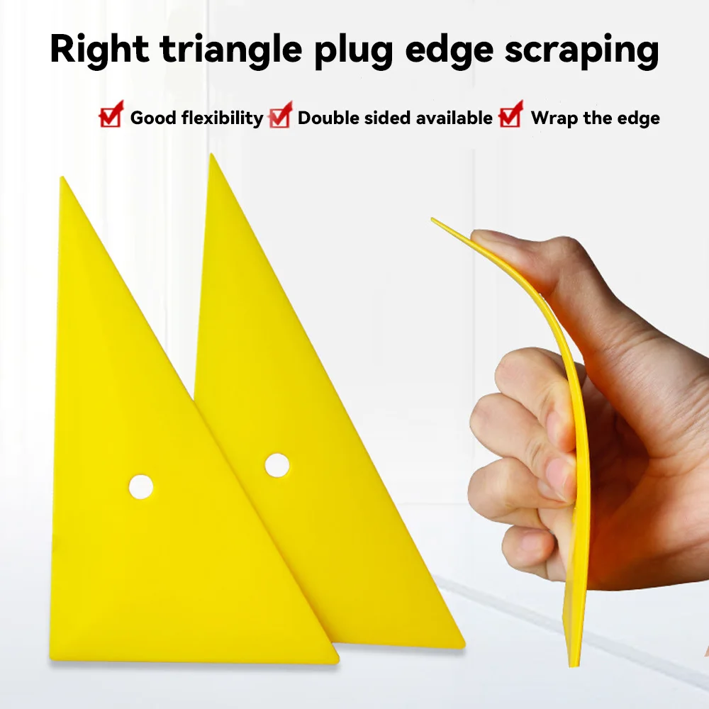 Car window film installation tools Triangular scraper for wallpaper and wall paper Edge sealing tool for film installation