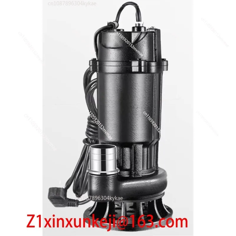 Cutting Type Sewage Pump, Household 220V Small Septic Tank, Mud Pumping, Sewage Drainage, Pumping Pump