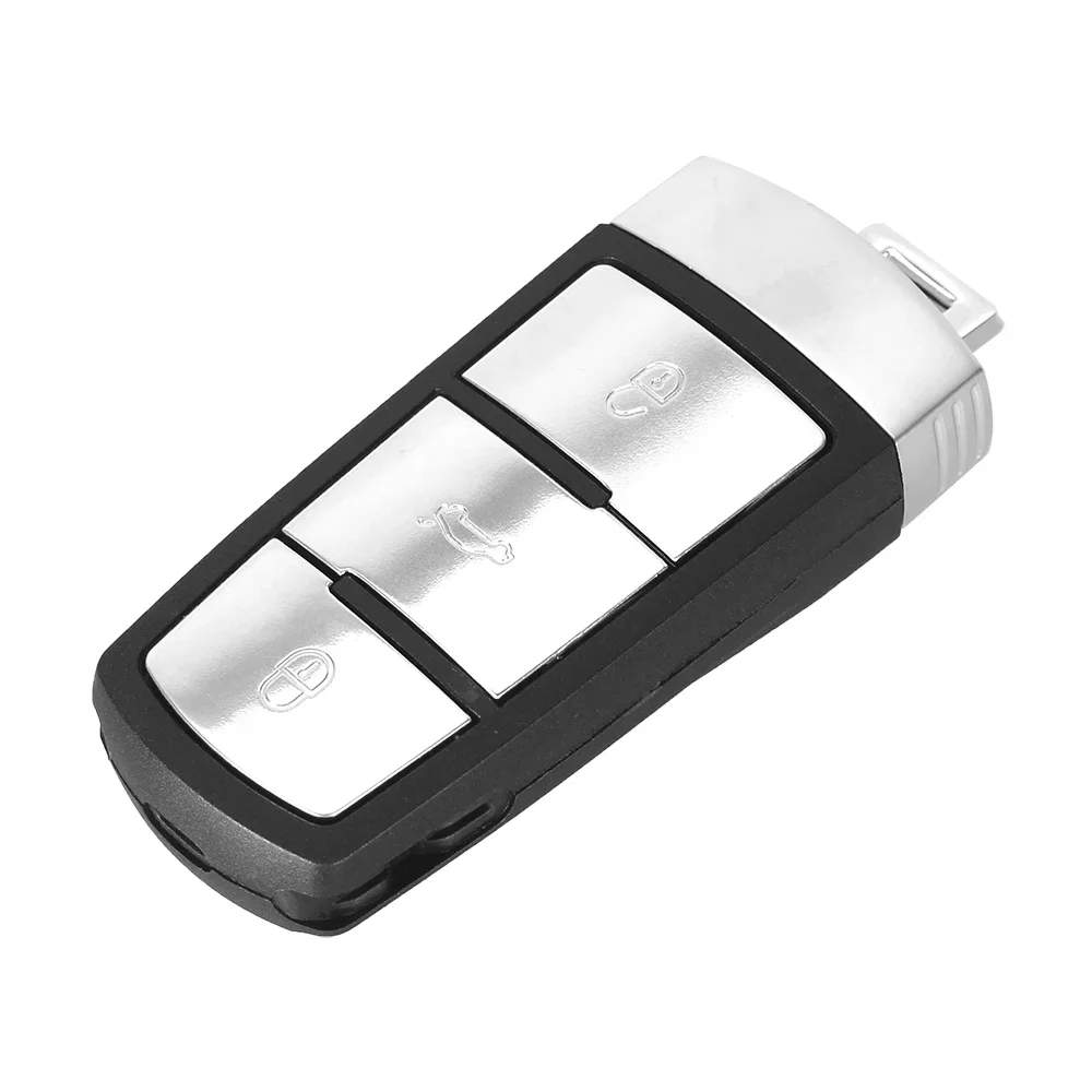 KEYYOU pour Volkswagen VW Passat CC B6 B7 B7L 3C R36 Maogotan B5 carte Fob intelligente 3 boutons clé de voiture à distance