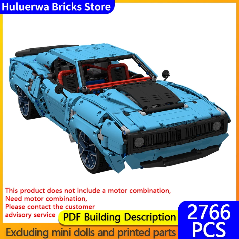 

Модель городской автомобиль MOC, строительные кирпичи Camaro SS'68, американский мускулистый автомобиль, модульная технология, подарки, праздник, сборка, детские игрушки, костюм