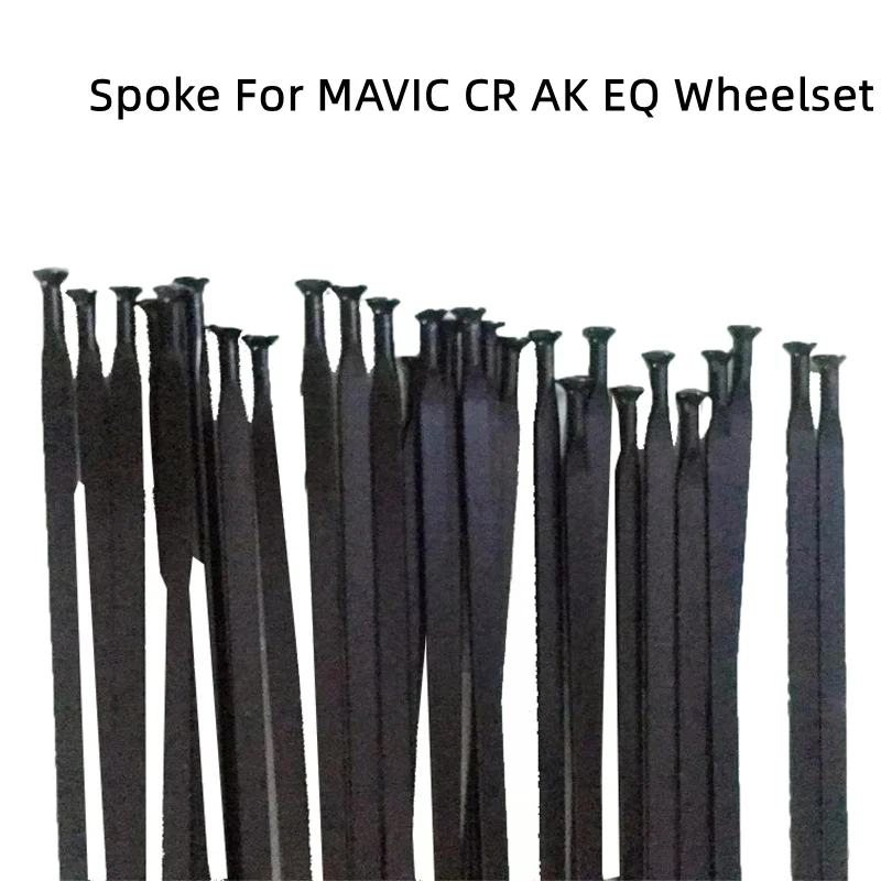 10pcs Spoke For MAVIC CR AK EQ Wheelset Spoke Road Bike Straight Flat Spokes With Spoke Cap Stainless steel Bicycle Spoke