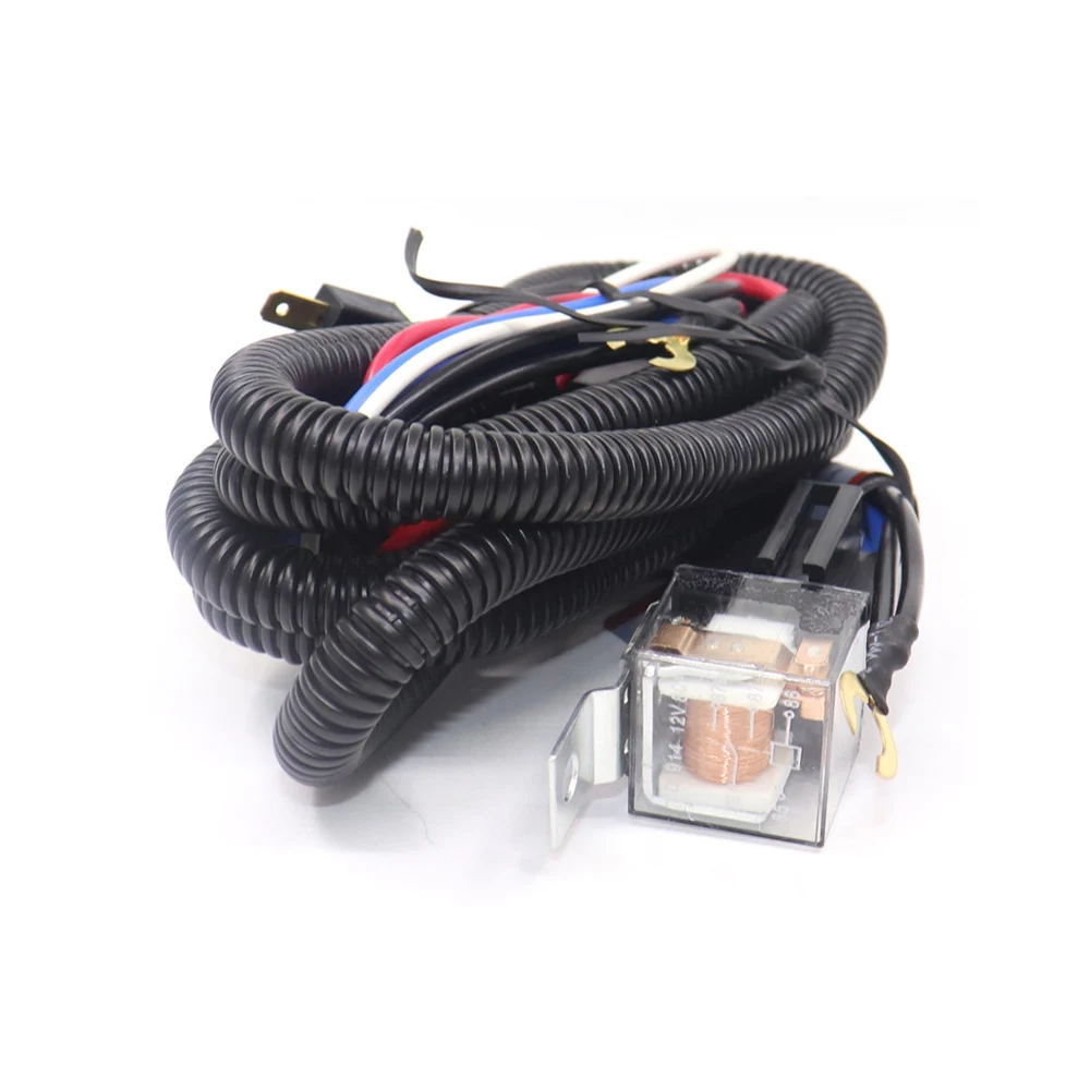 1 Set Cablaggio per clacson per lumache per auto Cablaggio per modifica senza danni Cablaggio per relè clacson 12V/24V