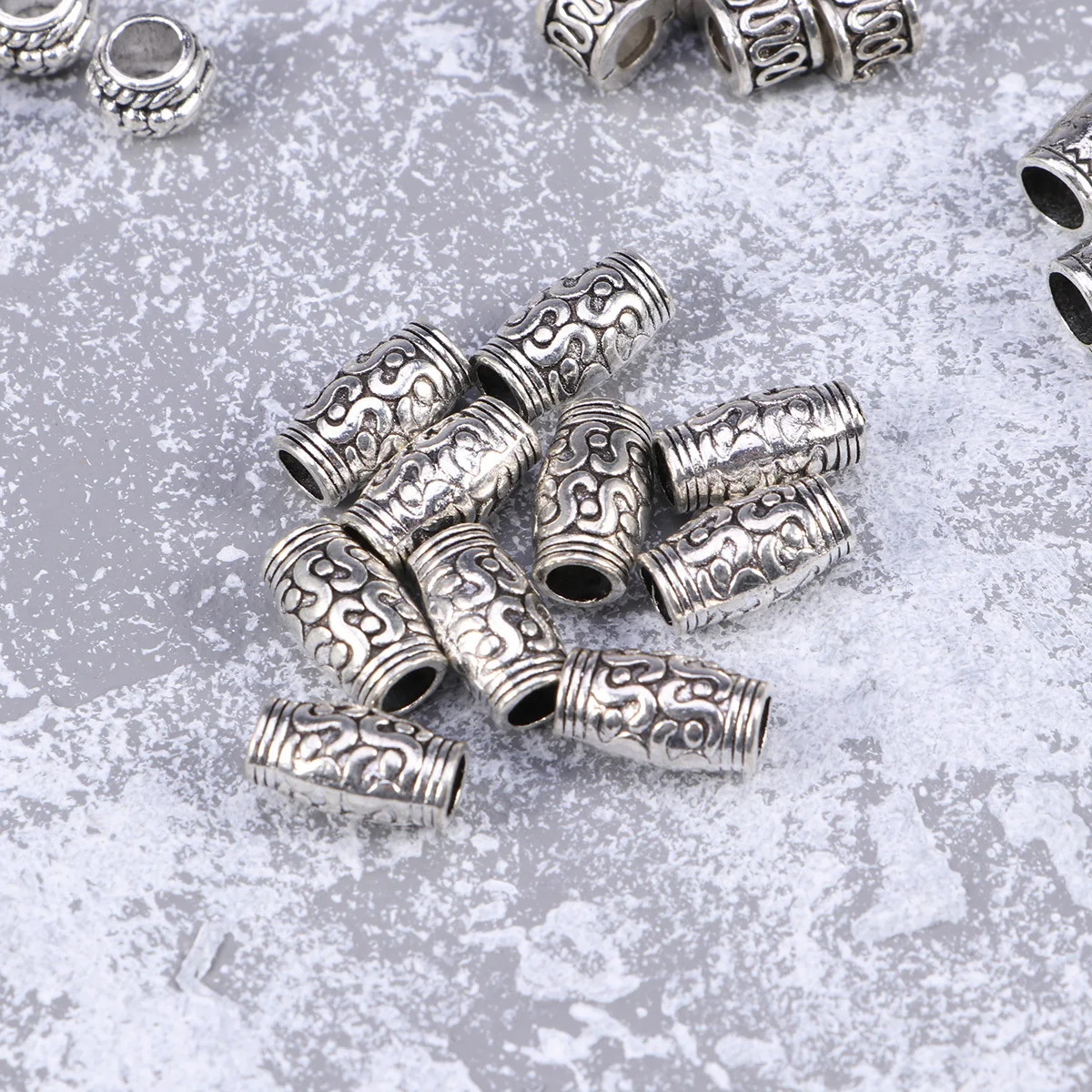 

60 шт., набор манжет для волос с дредами, кольца из сплава с рисунком для плетения дредов, изготовление ювелирных изделий, праздничная одежда