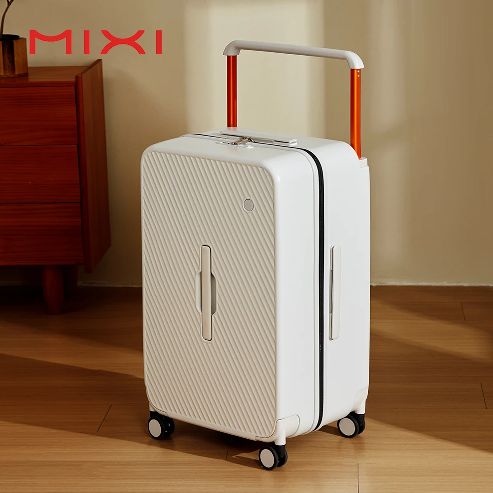 Mixi Large-Capacity Suitcase Trolley Case 26inch Checked in Hardside Rolling Wheels Luggage Wide Handle Travel Suitcases M9276DH