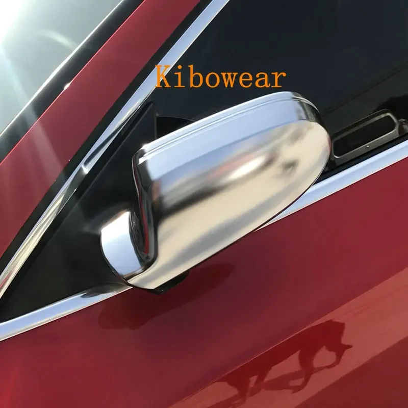 Silver Matte Chrome Side Wing Mirror Covers Caps for Audi A4 A5 S5 B8.5 RS5 RS4 A3 8P RS3  2012 2013 2014 2015 2016