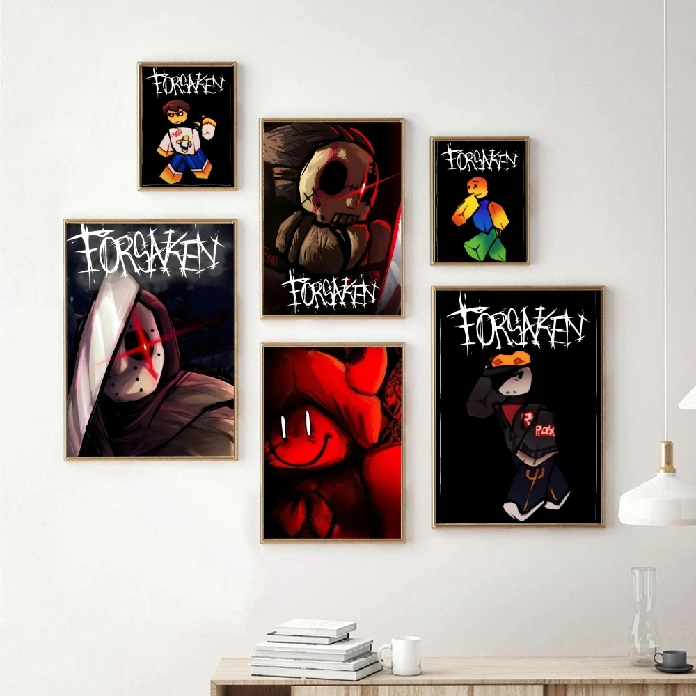 Cool Video Gme F-Forsaken Poster Premium Crease Waterproof Aesthetic Wall Art Designed For Living Room Bedroom Home Decoration