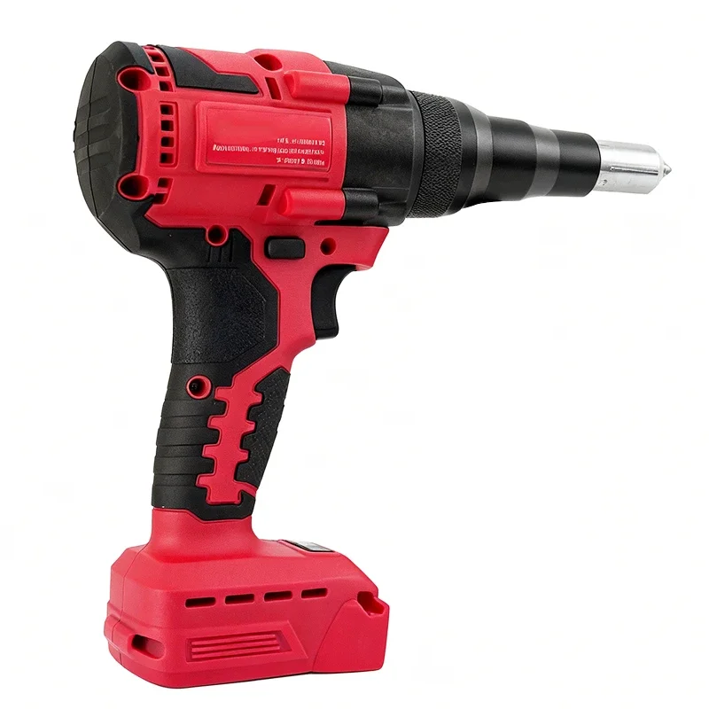 4.8MM Cordless Electric Riveter Gun Brushless Rivet Riveting Tool With LED Light For  Milwaukee New18V Battery For Milwaukee