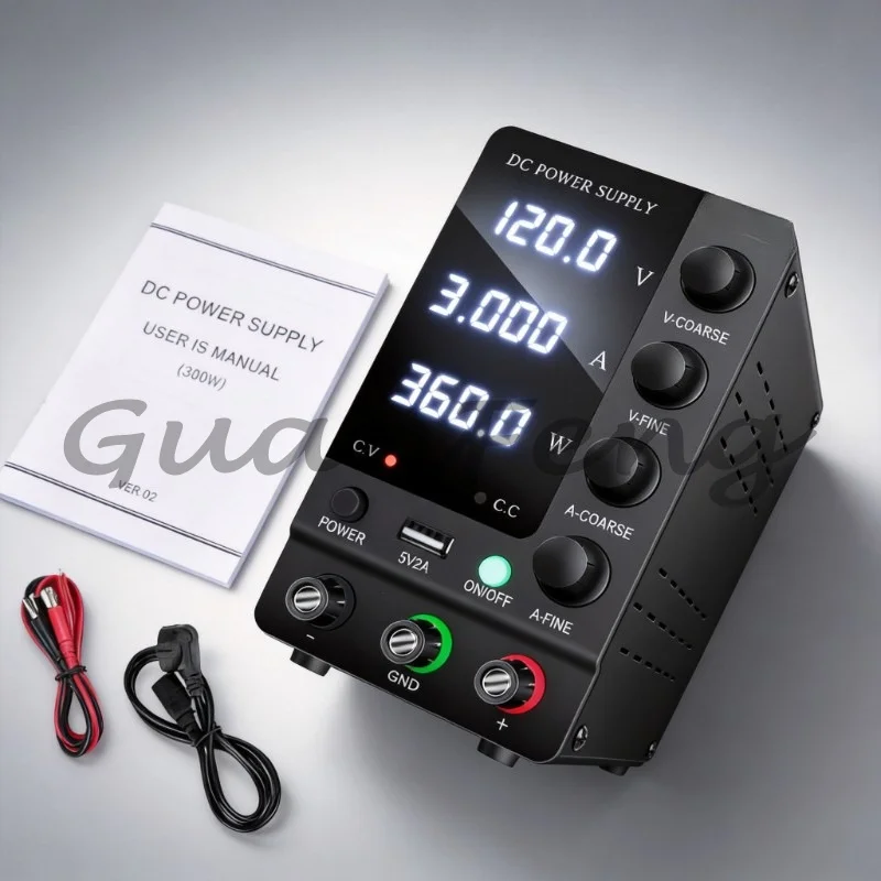 SPS-C1203 120V 3A 360W DC Power Supply Titanium Anodizing Laboratory Test Charge Repair Switching Regulated Power Source