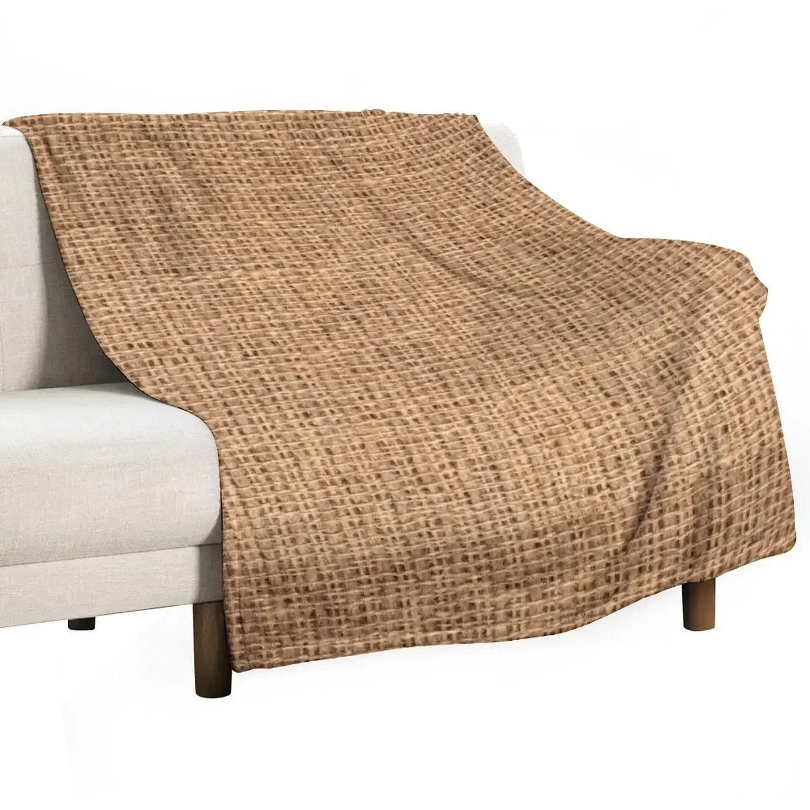 Burlap Texture Throw Blanket for babies Sofas Cute Plaid Blankets For Baby Blankets For Sofas Bed linens Blankets