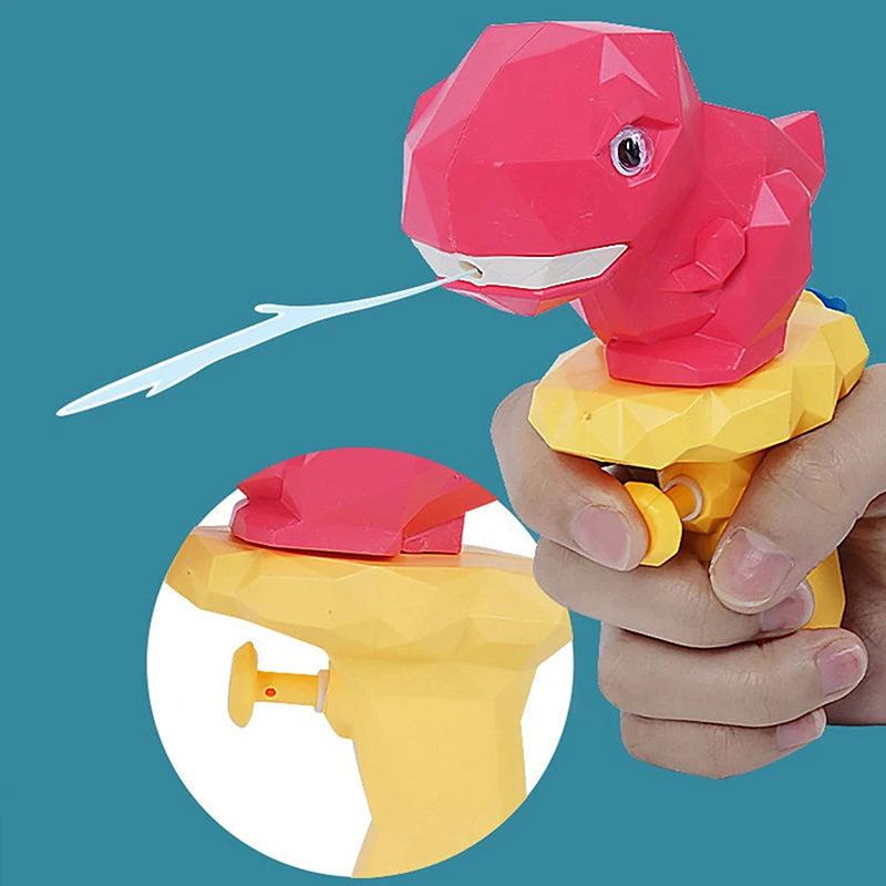 1 pezzo per bambini piscina sabbia spiaggia pistola spruzzi giocattoli dinosauro cartone animato pistola ad acqua bagnetto giocattolo di divertimento per bambini