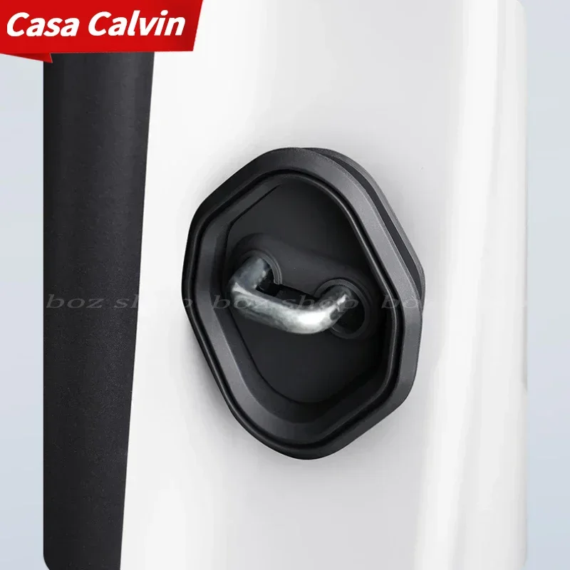 For Xiaomi Su7 Car Door Lock Cover Cushion Protection Cover All-inclusive Rustproof Accessory Supplies  Refit Parts Accessories