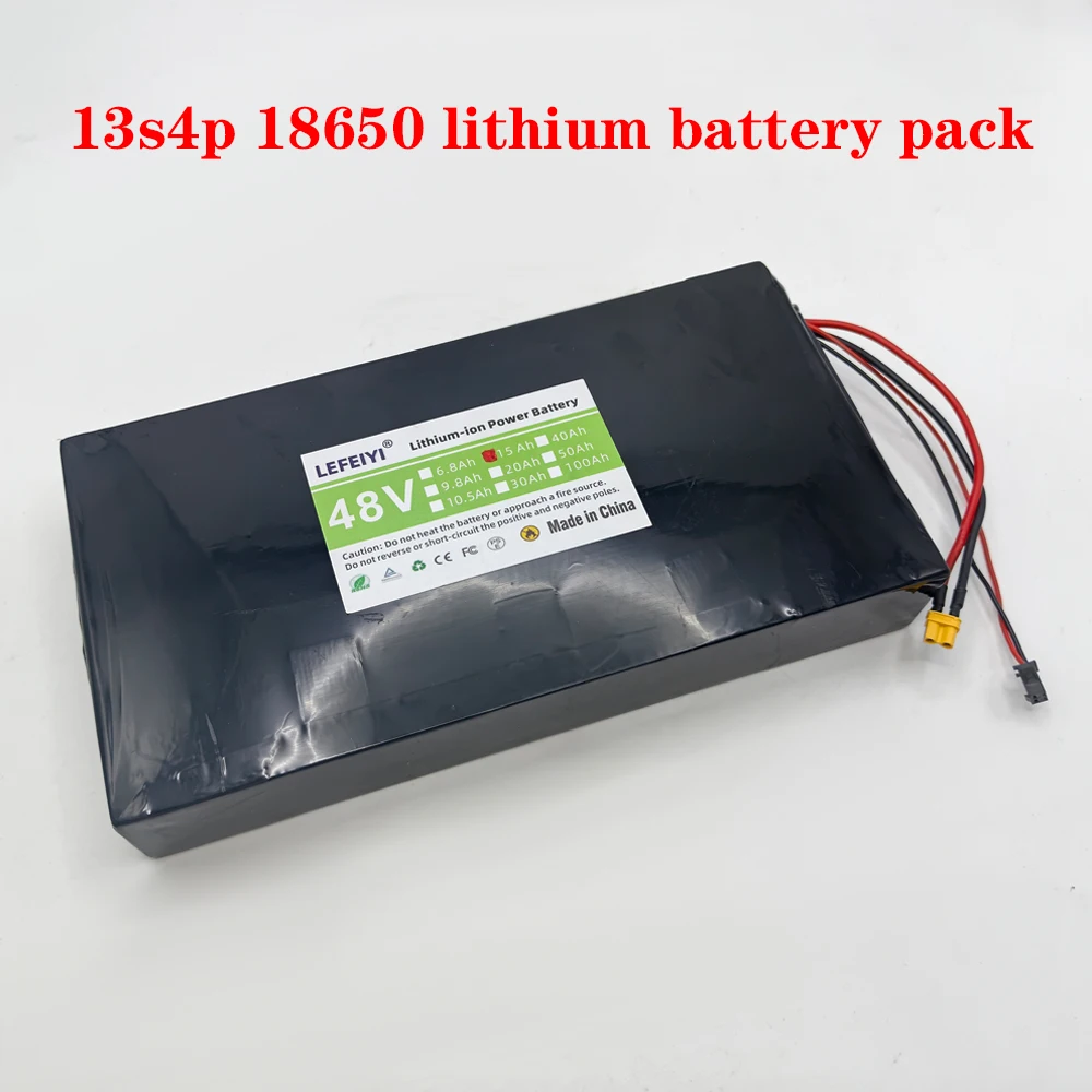 For Kugoo C1 Electric Scooter Powerful Motor 18650 Lithium Battery 13S4P 48V 15000mAh