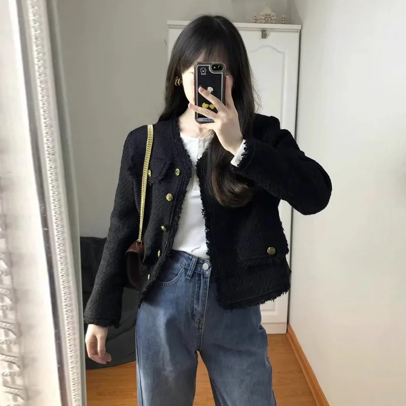 

Твидовый жакет для женщин, осенний, с карманами, водонепроницаемый, для активного отдыха, походов, кемпинга, треккинга, модный, стильный, передовой дизайн