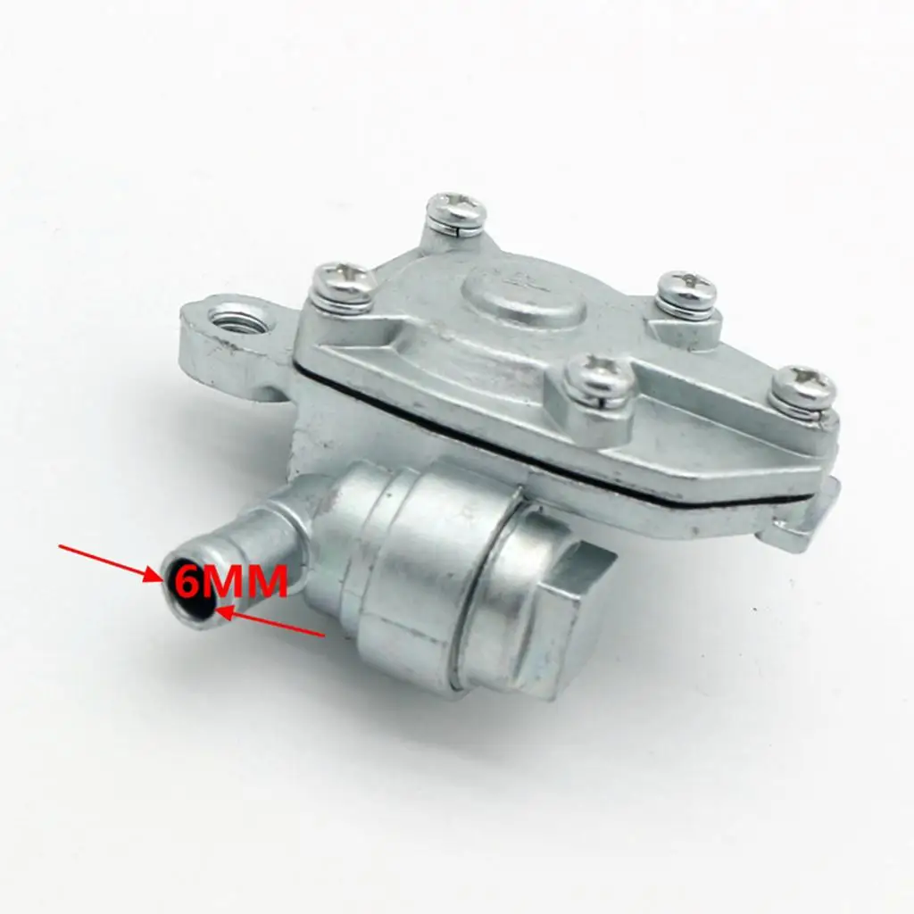 

Fuel Tap Cock Silver Alloy Replacement Fuel Valve for Yamaha CY50 Jog SH50 Razz 50cc Scooter