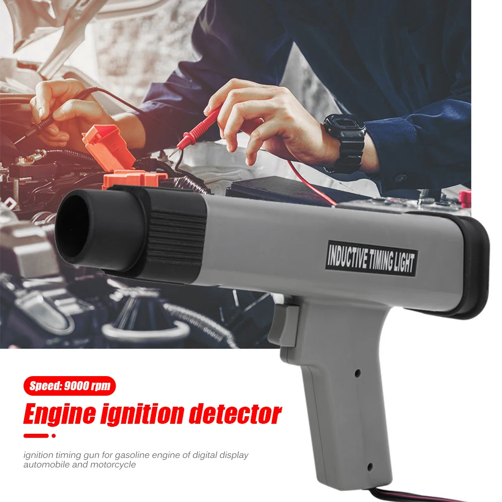 

12 В профессиональный практичный индуктивный светильник синхронизации, многофункциональный автомобильный двигатель, двигатель зажигания, стробоскоп