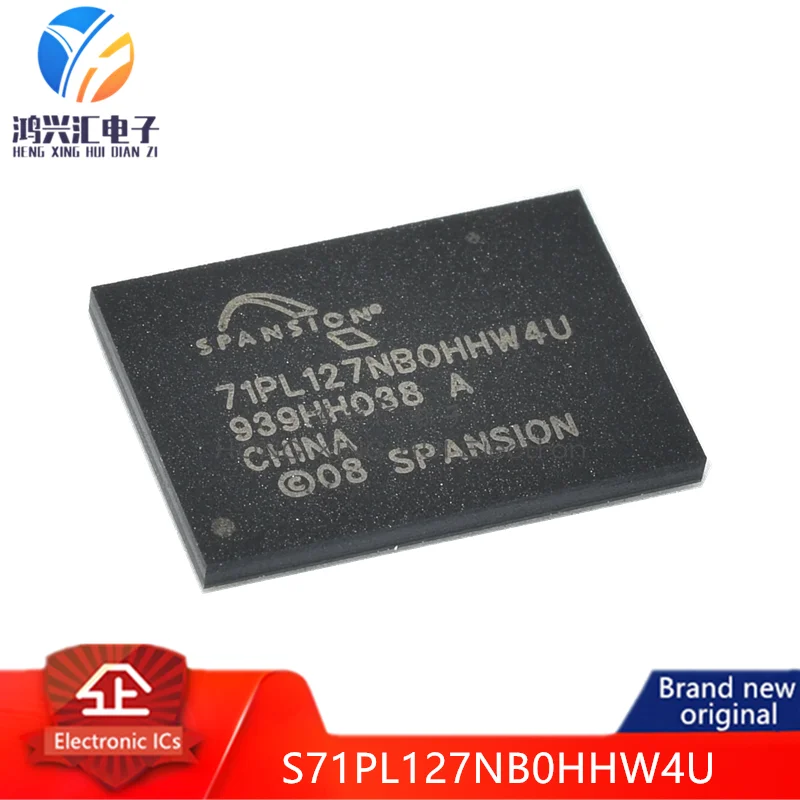 100% original S71PL127NB0HHW4U 71PL127NB0HHW4U MCP 8Mx16 Flash + 2Mx16 PSRAM 3V 64-Pin FBGA Tray