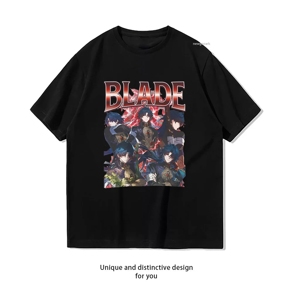 Blade Honkai Star Rail Summer Woman Man Casual Breathable Printed T-shirt fashion streetwear O-neck S-3XL Tops