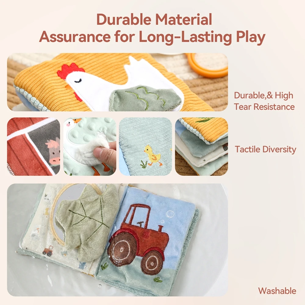 Baby Early Learning Cloth Book - Baby Nursery Books ulasan dan harga