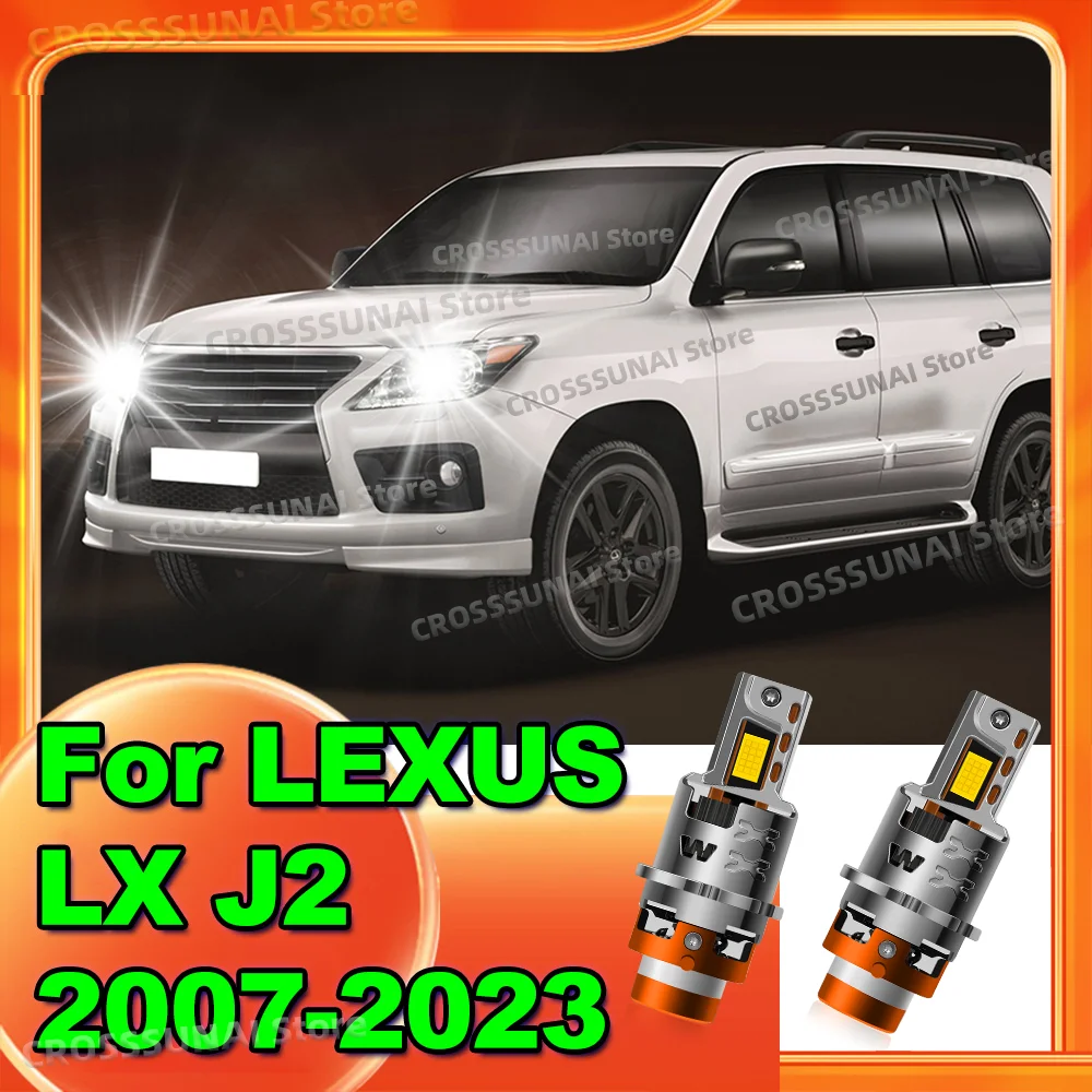 

LED Headlight Canbus 50000LM Upgrade Xenon Auto Bulbs 6000K For LEXUS LX J2 2007-2023 2011 2012 2013 2014 2015 2016 2017