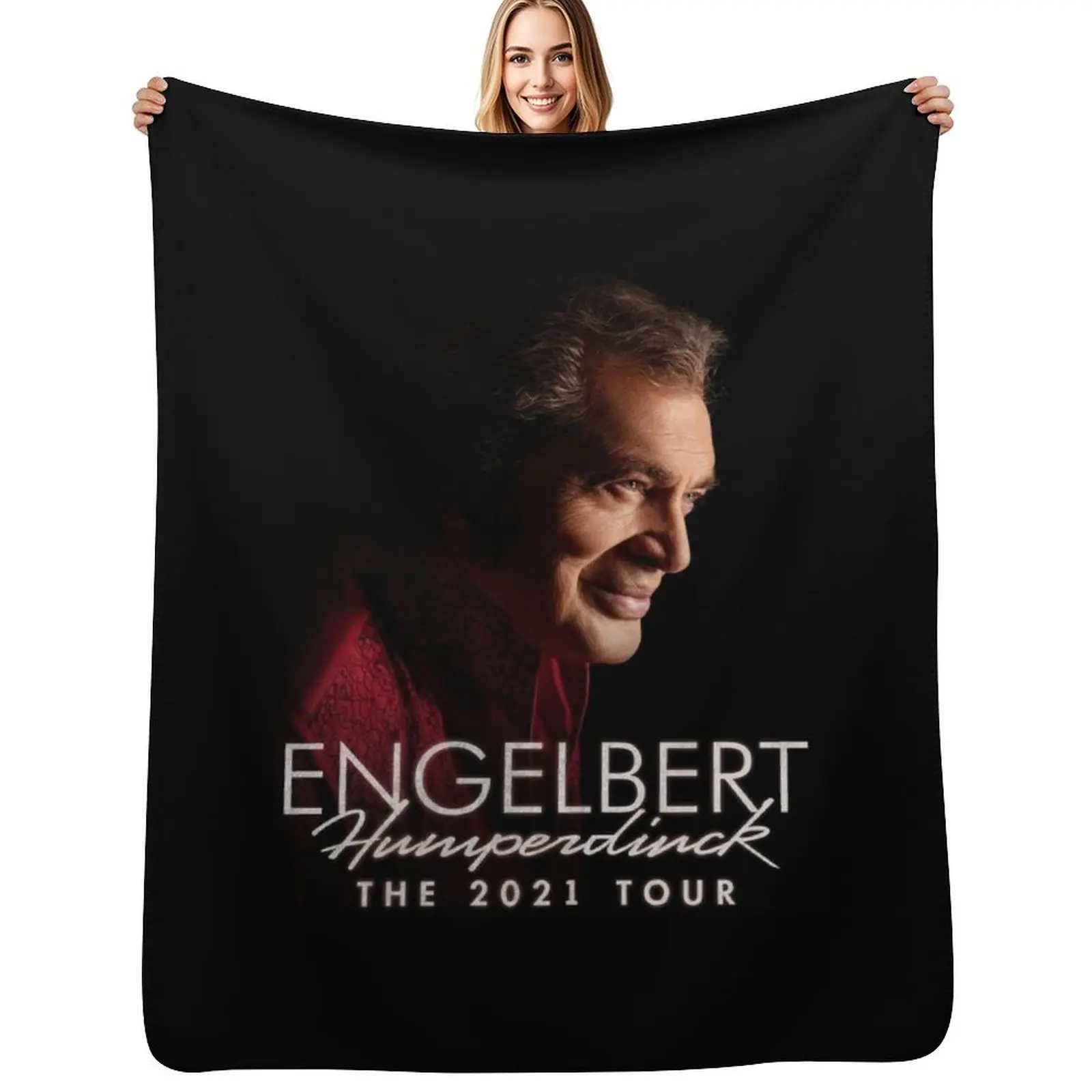 

legend 9 reaplo humperdinck engelbert 2021 tour Throw Blanket Multi Purpose Soft Warm Blanket for Home Travel
