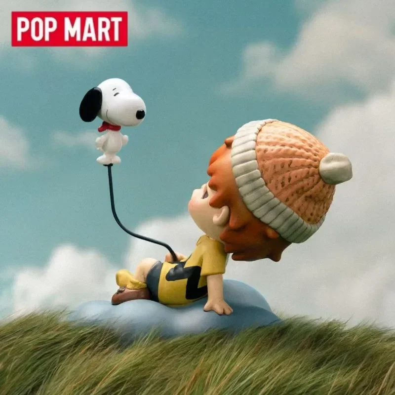 POP MART Hirono x SNOOPY Series Random Box Blind Box Toys Mystery Box Guess Bag Cute Anime Figure Desktop Ornaments Collection view 2