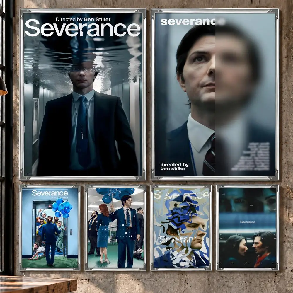 Series Severance Sci Fi Mystery Drama Poster HD Self-Stick Wall Decor Bedroom Dorm Office Gaming Garage Bathroom Gift