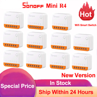 SONOFF Mini R4 Mini Extreme Wifi Smart Switch External Switch Control Detach Relay Mode Smart Home Module Via eWelink APP Alexa