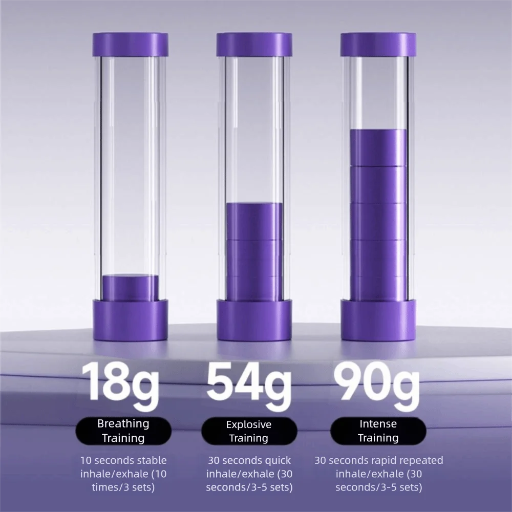 جهاز تدريب العضلات للتنفس، جهاز تنفس الرئة الأقوى، جهاز تدريب عضلات البطن، صحة قابلة للتعديل #3