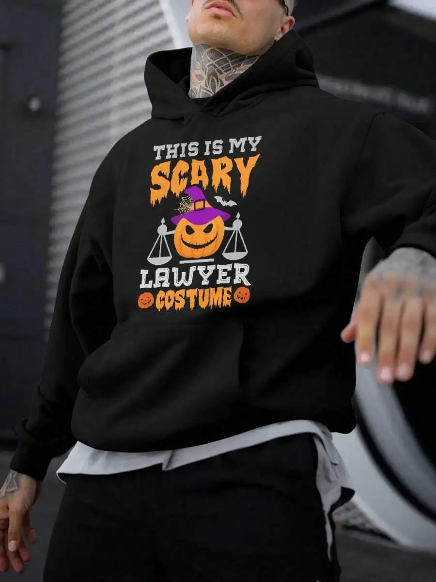 New Halloween collection of high quality men's sweatshirts, y2k creative print men's streetwear