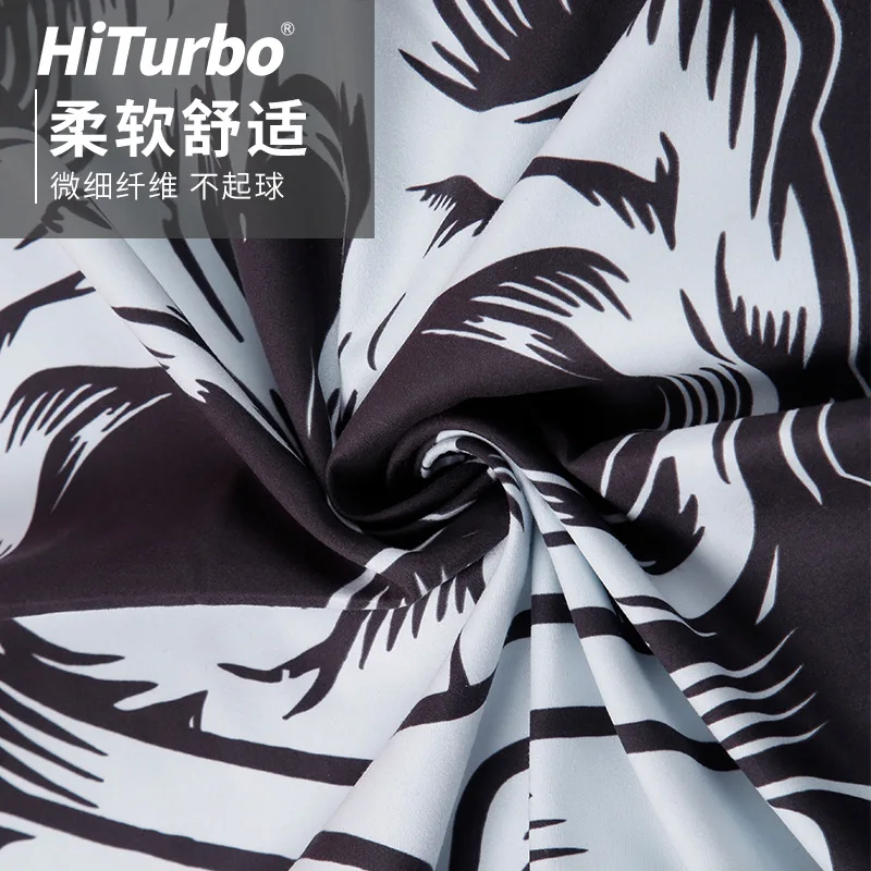 Handuk Penyerap Renang Cepat Kering Handuk Pantai Kain Beludru Dua Sisi Pria dan Wanita Adalah Selendang