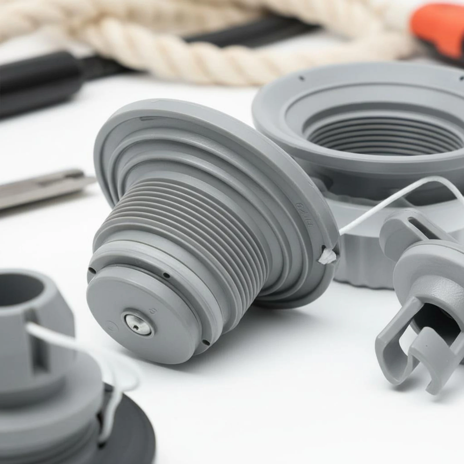 Inflatable Boat Air Valve Long-Lasting Inflatable Boat Valve Marine Equipment Easy to Install Watercraft Part Double Seal