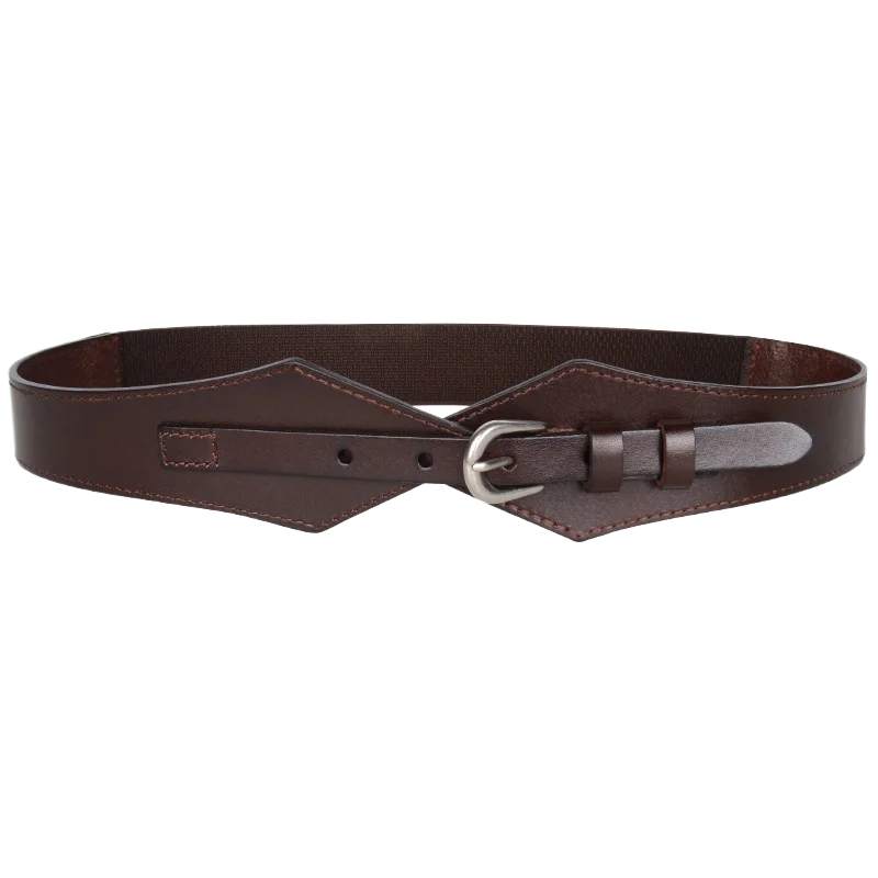 Genuine top-layer cowhide elastic waist seal, real leather coat, women's accessories, elastic waist belt