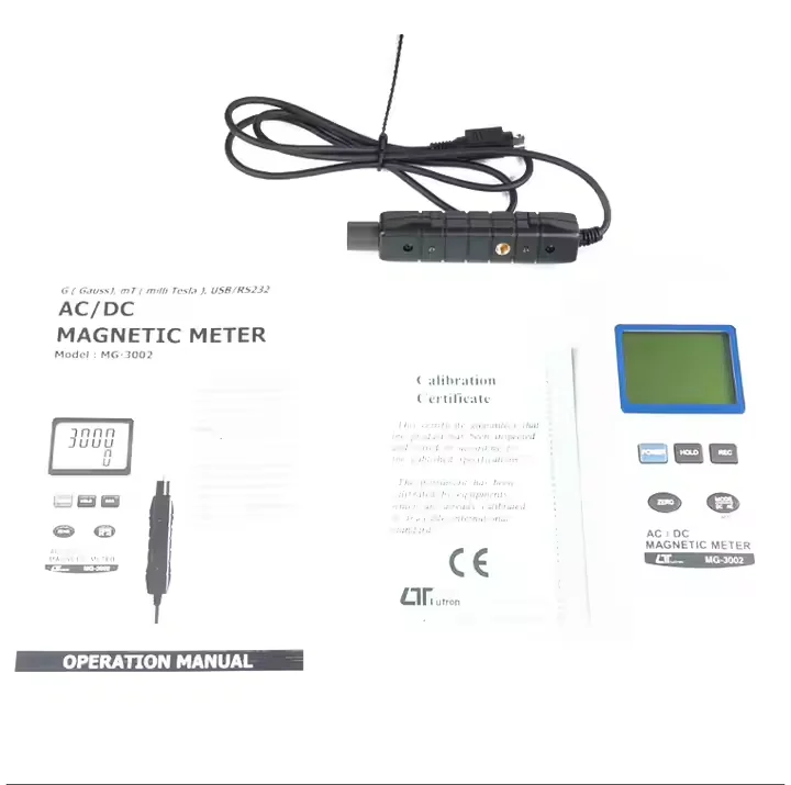 LUTRON MG-3002 Digital Gauss Meter Electromagnetic Field Tester Electronic Power Battery Use Strength Tester