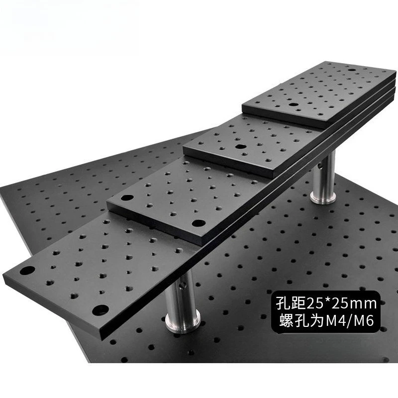 OHD series optical plate solid aluminum breadboard matrix M6 thread baseplate optical experimental vibration isolation platform