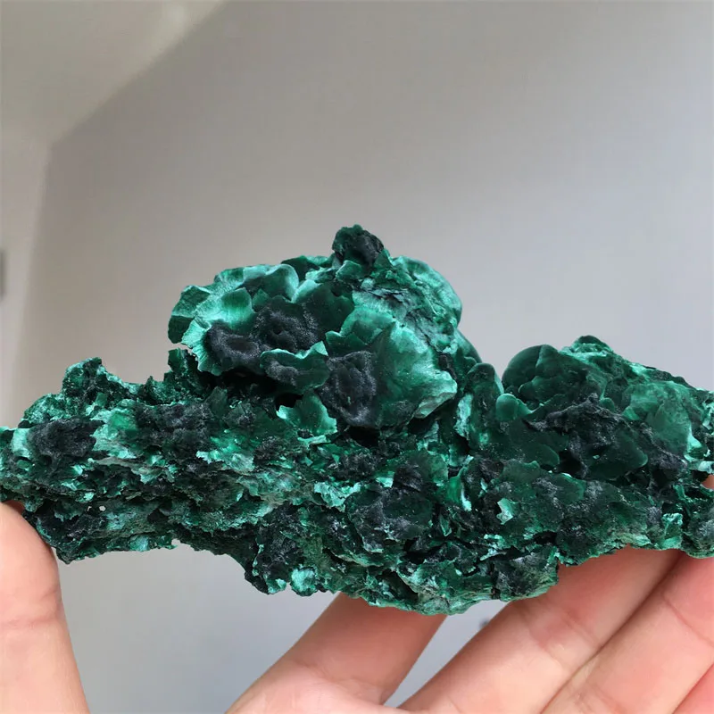 137g Rare Natural Velvet Malachite Mineral Specimen Collection Precious Crystal Cluster Home Decoration Gifts