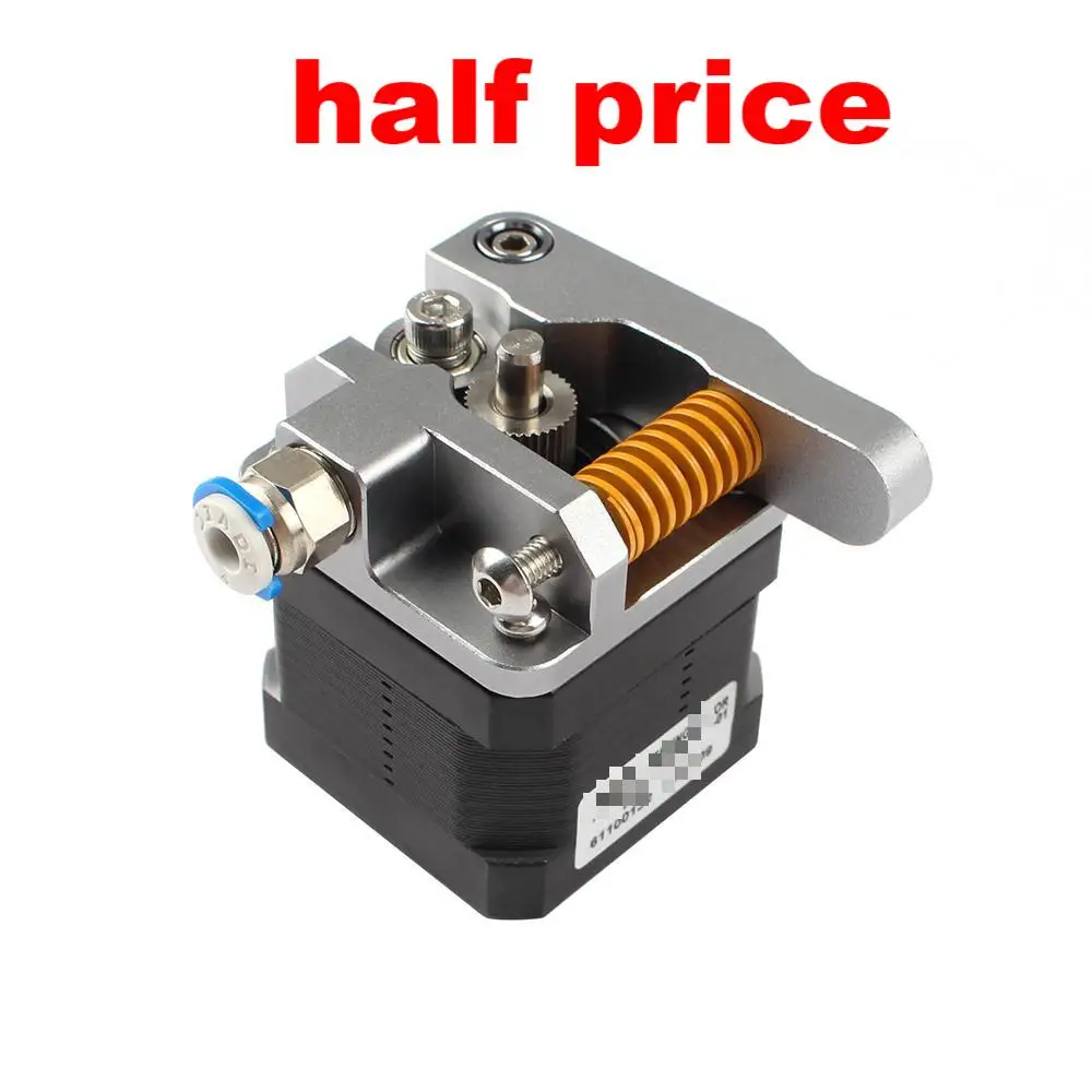 

Toaiot MK8 Extruder Aluminum Upgrade Dual Gear for Extruder CR10 CR-10S PRO RepRap 1.75mm Drive Feed double pulley 3D Parts