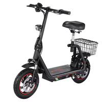 Honeywhale M5 Pro-S Electric Scooter With Seat,48V13Ah Lithium Battery, 48km/h 500W Motor 12 Inch Tire,  Disc Brake Ebike Adult