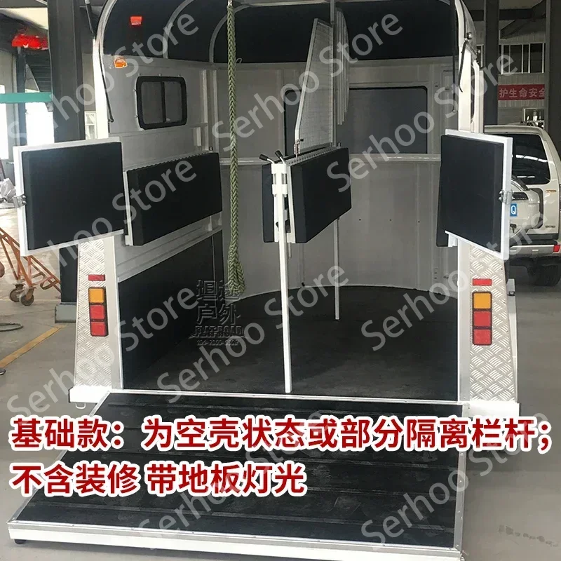 Motorcycle Trailer Pulling Goods Trailer Double-shaft Ramallah Pet Closed Box Trailer Can Be Licensed.