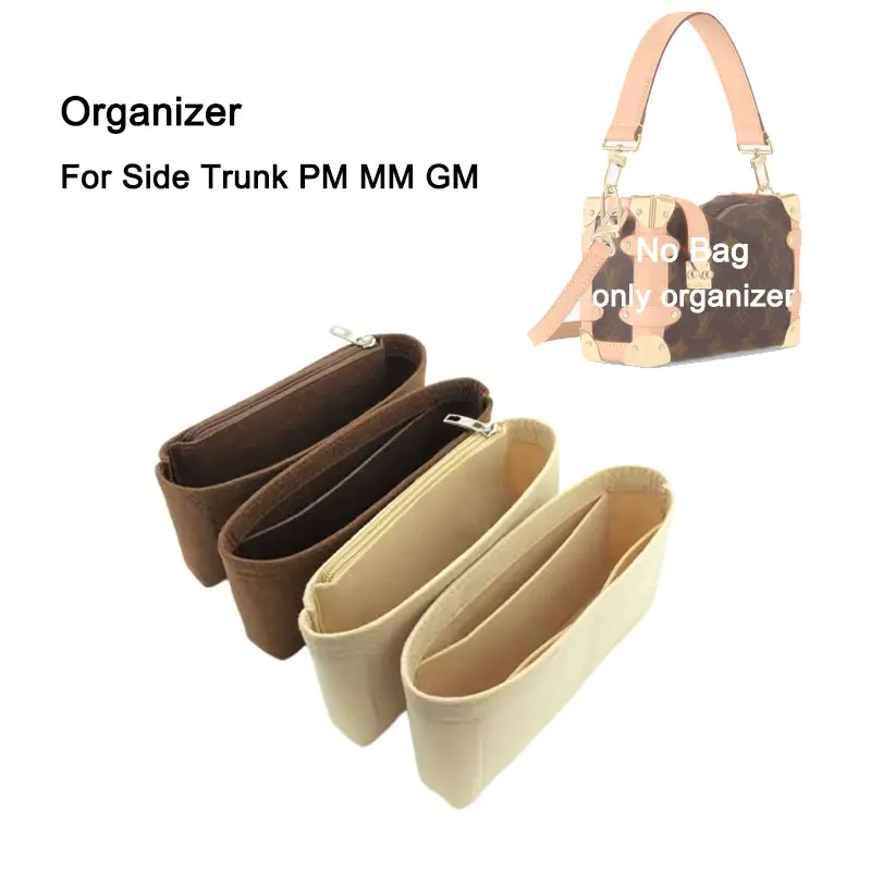SIDE TRUNK Liner Shaper Inner Purse , Bag Insert Organizer Fit For Side Trunk PM MM GM